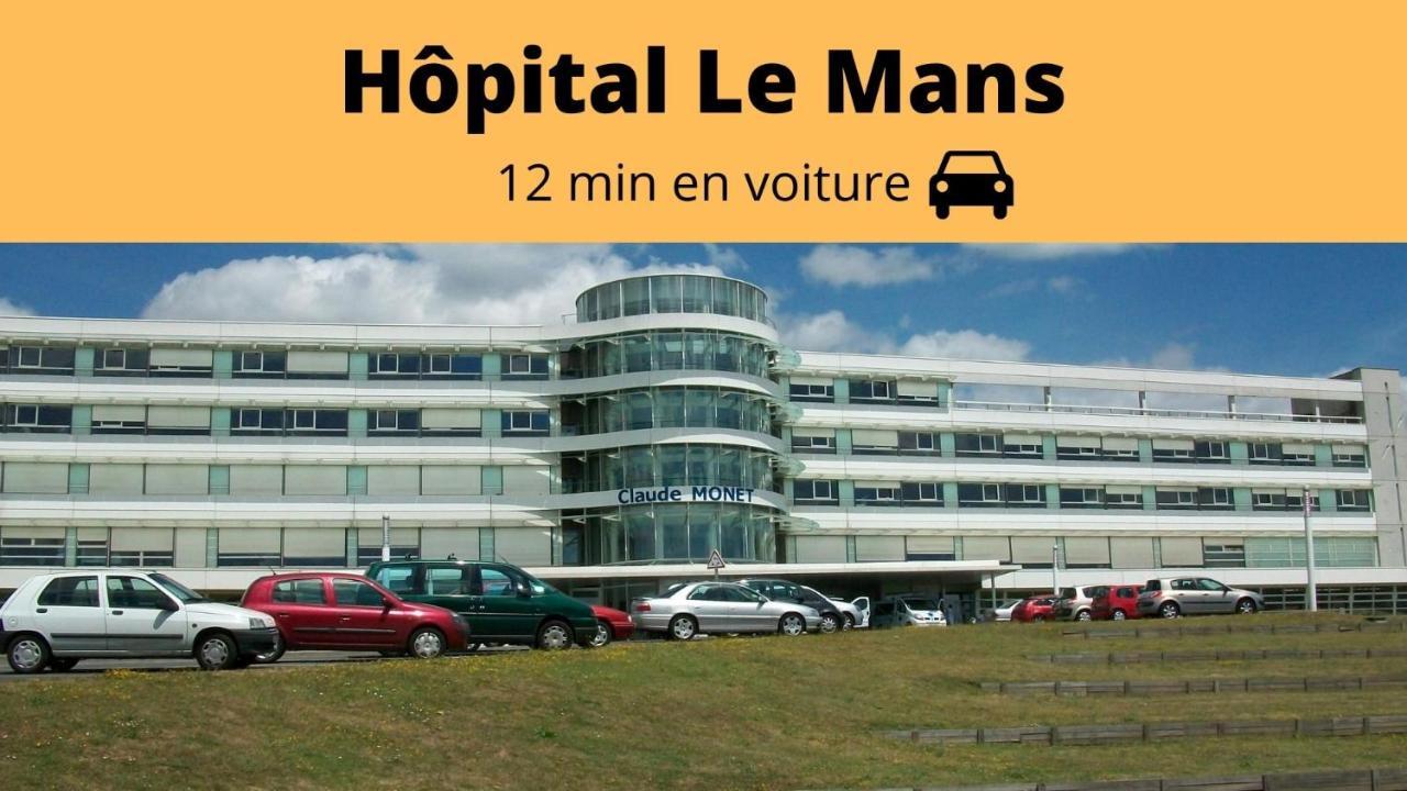 Le Mans - Au Calme - Stationnement Facile - Proche Centre Ville Et Gare Exterior foto